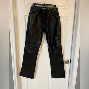 Gap Leather Boot Cut Black Size 6